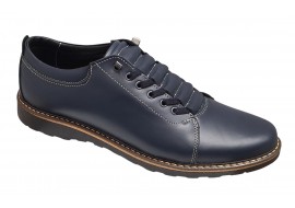 Pantofi barbati din piele naturala Bleumarin Marko - Gkr Shoes